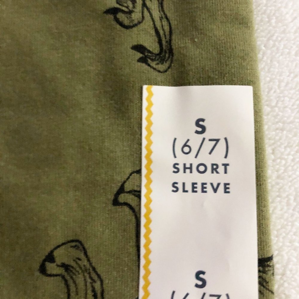NWT 6/7 Boys Short Sleeve Dinosaur Dinosaurs Print - Picture 5 of 8